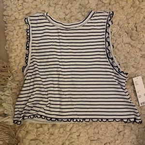 NWT urban striped crop top